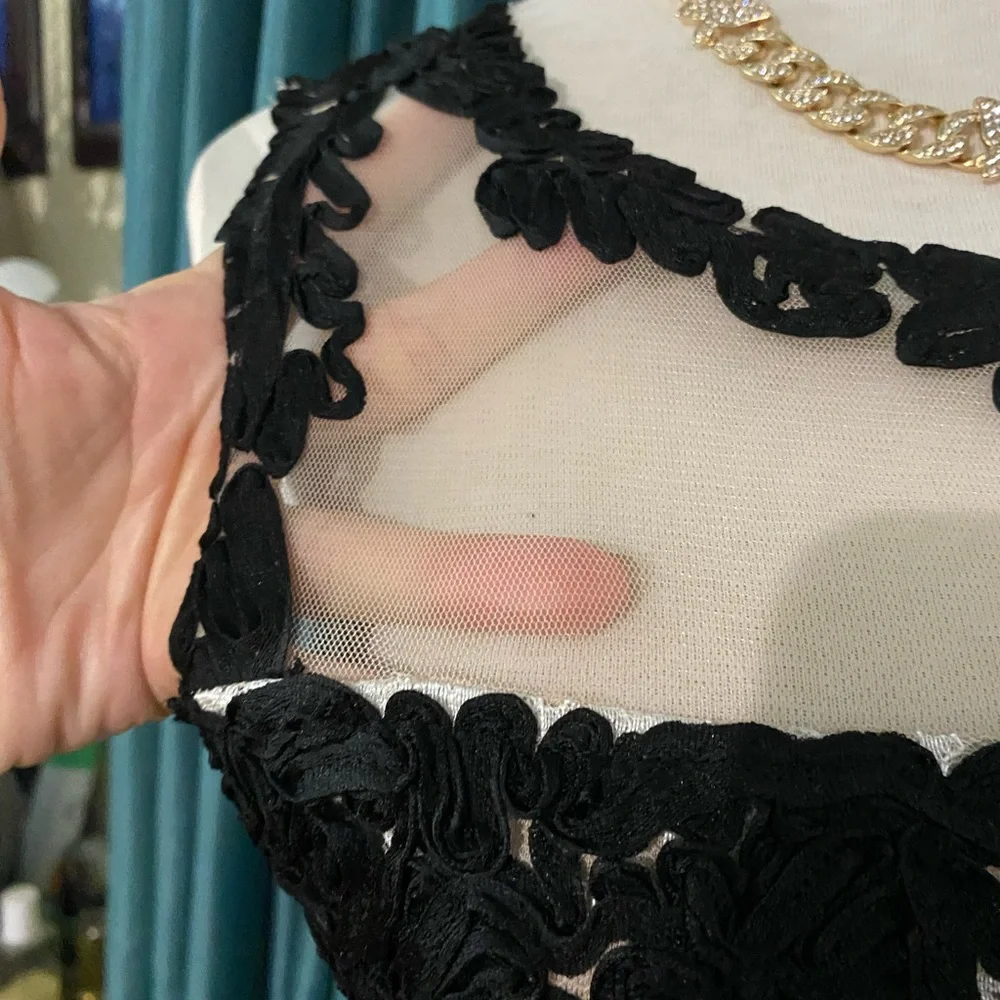 Yoana Baraschi Brand New Black Lace Dress - Picture 7 of 8